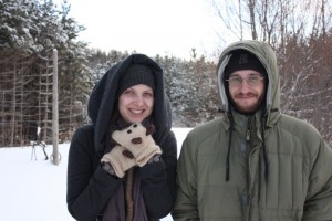 Jordan and I at a winter retreat[
