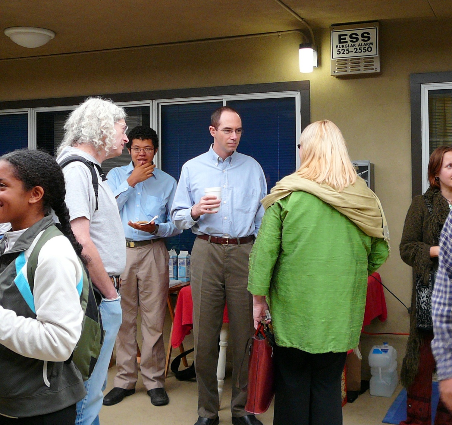 Mark Chatting at Bay Area center after Classes